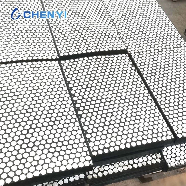 Arc-shaped Rubber Ceramic Liner